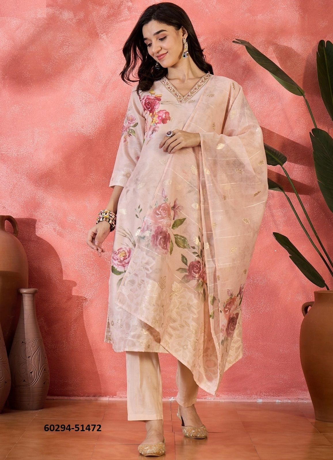 ALPINE - Catalog # 60294 (Set of 6 Readymade Salwar Suits) MADE IN INDIA BY MEHERIYA