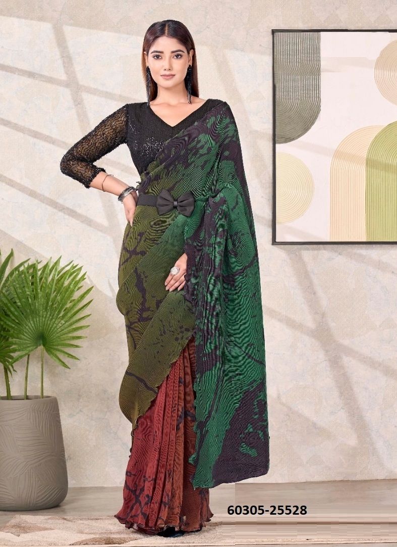 SHYLAA - Catalog # 60305 (Set of 9 Sarees) MADE IN INDIA BY MAHOTSAV