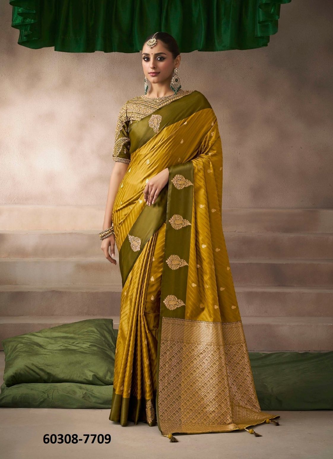 KALKI SILK - Catalog # 60308 (Set of 10 Sarees) MADE IN INDIA BY KIRA FASHIONS