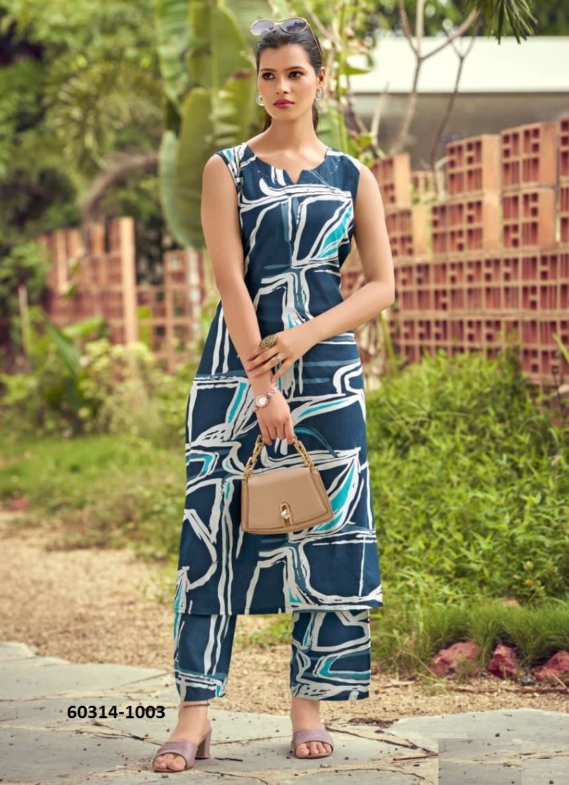 OLIVIA 3 - Catalog # 60314 (Set of 6 Tops With Bottoms) MADE IN INDIA BY TIPS & TOPS