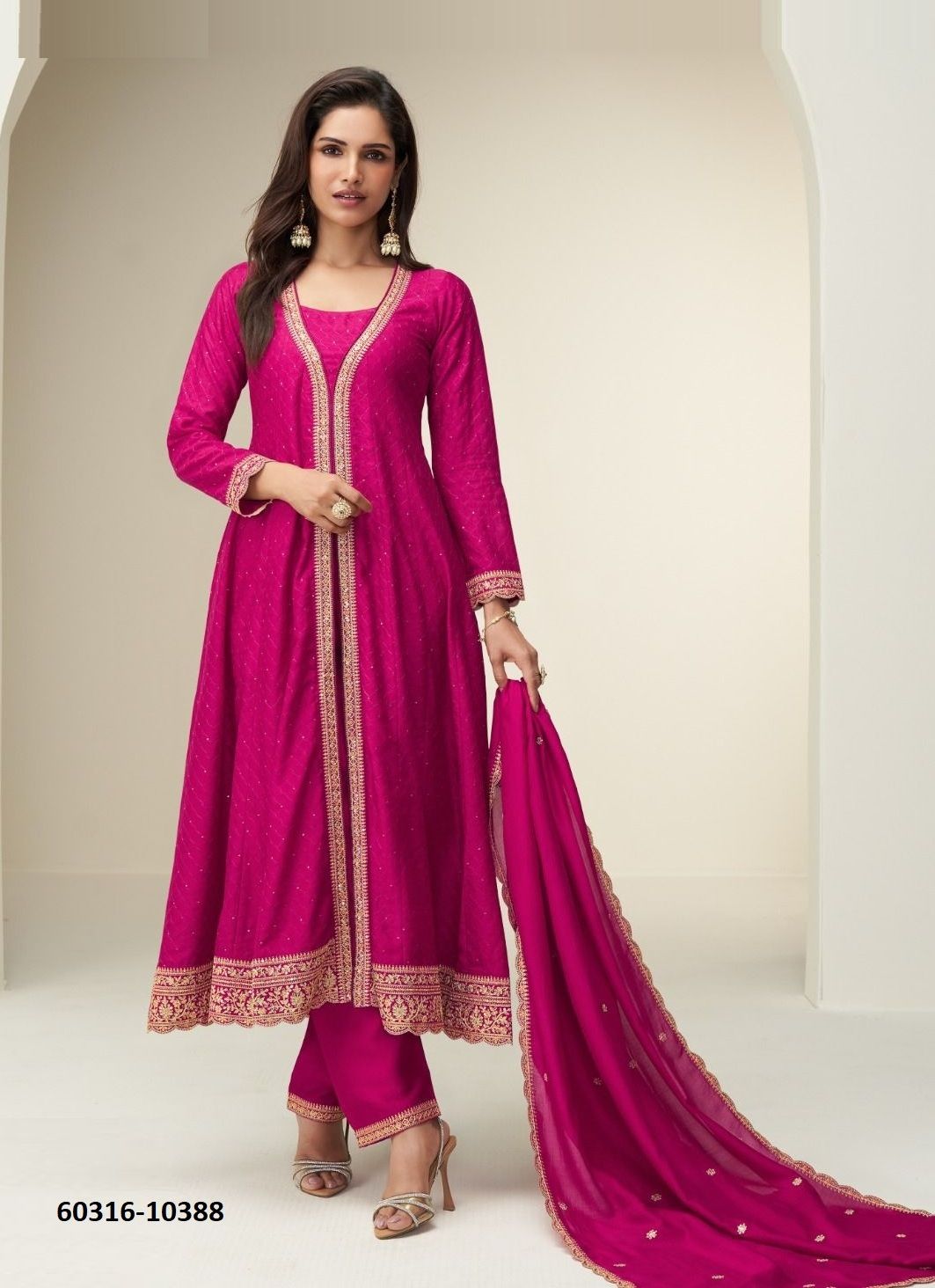 CHARVI - Catalog # 60316 (Set of 5 Readymade Salwar Suits) MADE IN INDIA BY AASHIRWAD CHARVI - Catalog # 60316 (Set of 5 Readymade Salwar Suits) MADE IN INDIA BY AASHIRWAD