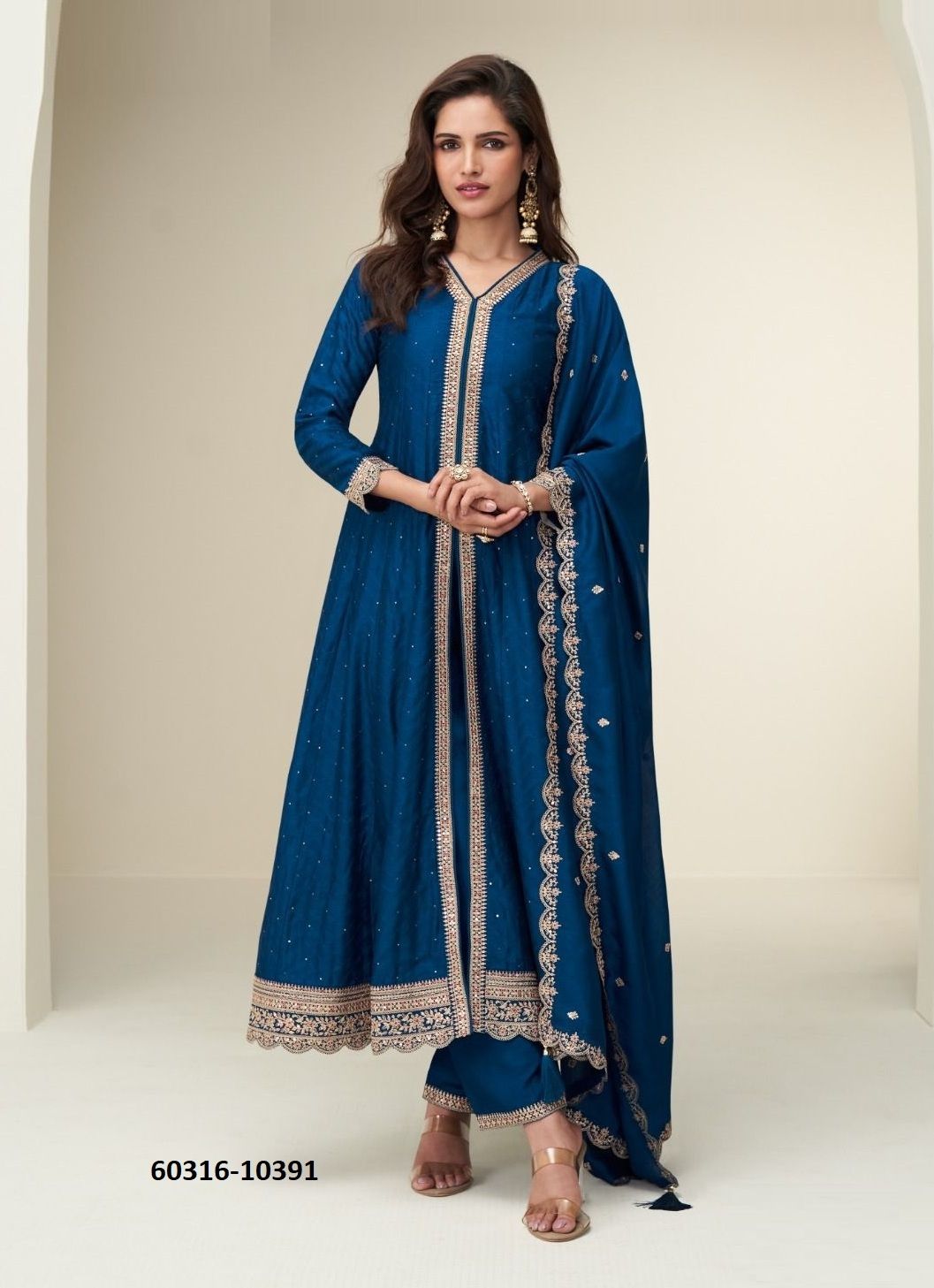 CHARVI - Catalog # 60316 (Set of 5 Readymade Salwar Suits) MADE IN INDIA BY AASHIRWAD CHARVI - Catalog # 60316 (Set of 5 Readymade Salwar Suits) MADE IN INDIA BY AASHIRWAD