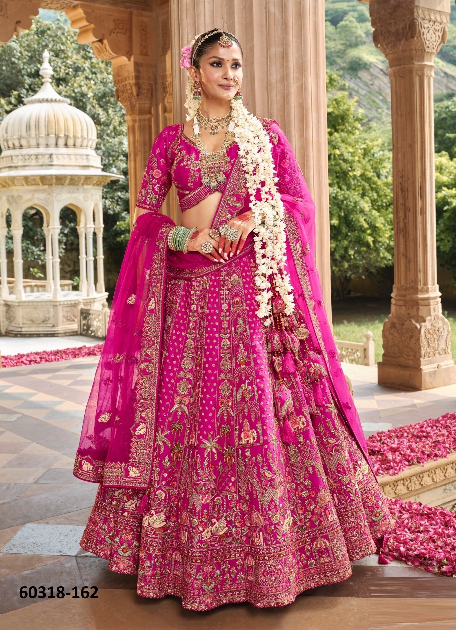 ANAARA BRIDAL WEAR HITS - Catalog # 60318 (Set of 6 Semi-Stitched Lehengas) MADE IN INDIA BY TATHASTU