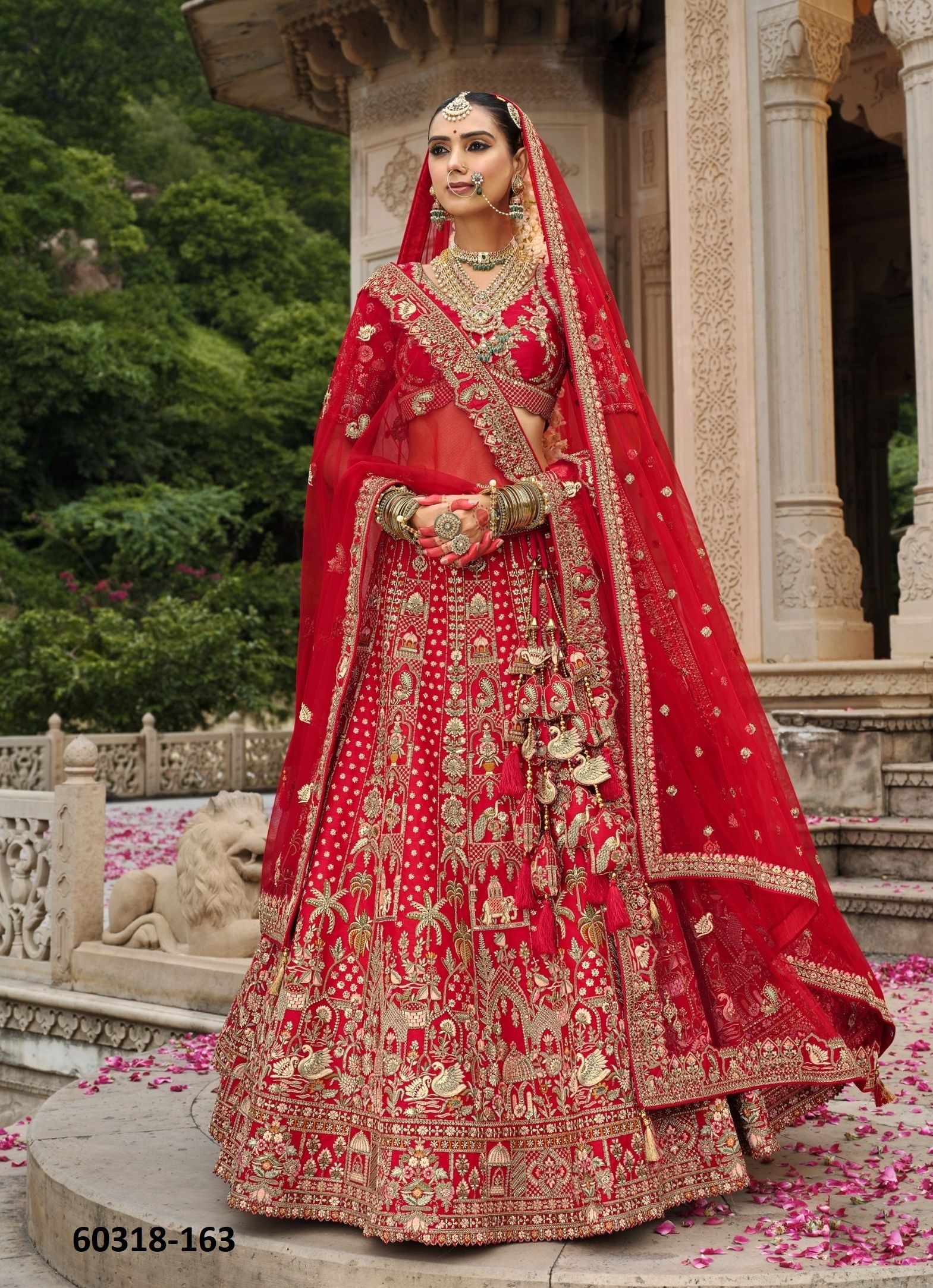 ANAARA BRIDAL WEAR HITS - Catalog # 60318 (Set of 6 Semi-Stitched Lehengas) MADE IN INDIA BY TATHASTU
