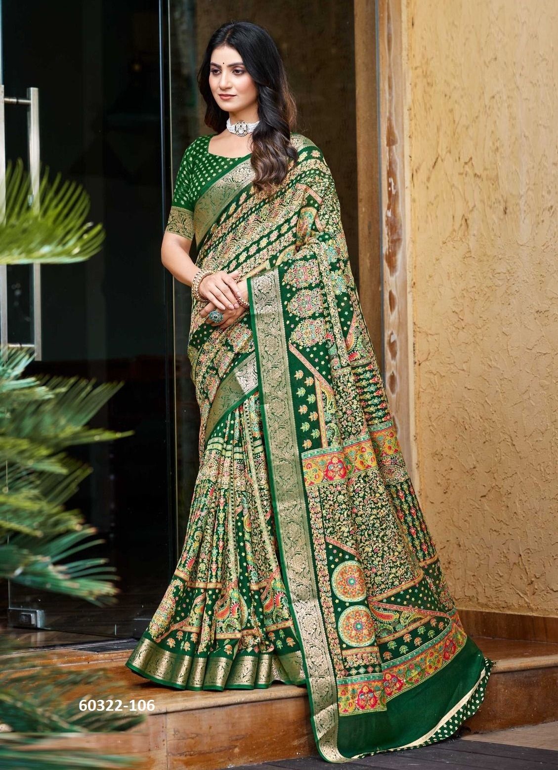 DASTOOR - Catalog # 60322 (Set of 8 Sarees) MADE IN INDIA BY KASHVI CREATIONS