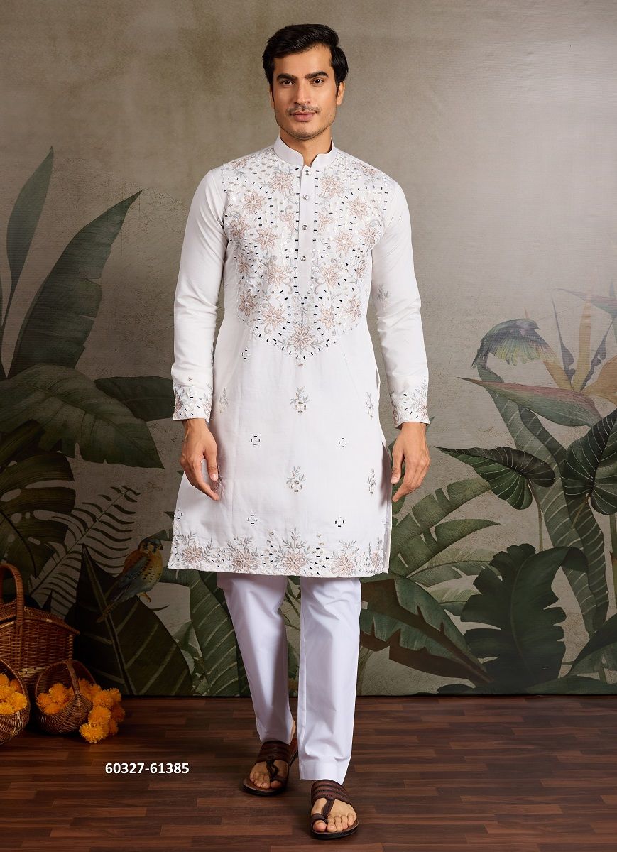 VIVAAH VIRASAT 2 - Catalog # 60327 (Set of 6 Men's Ethnic Wear) MADE IN INDIA BY MEHERIYA