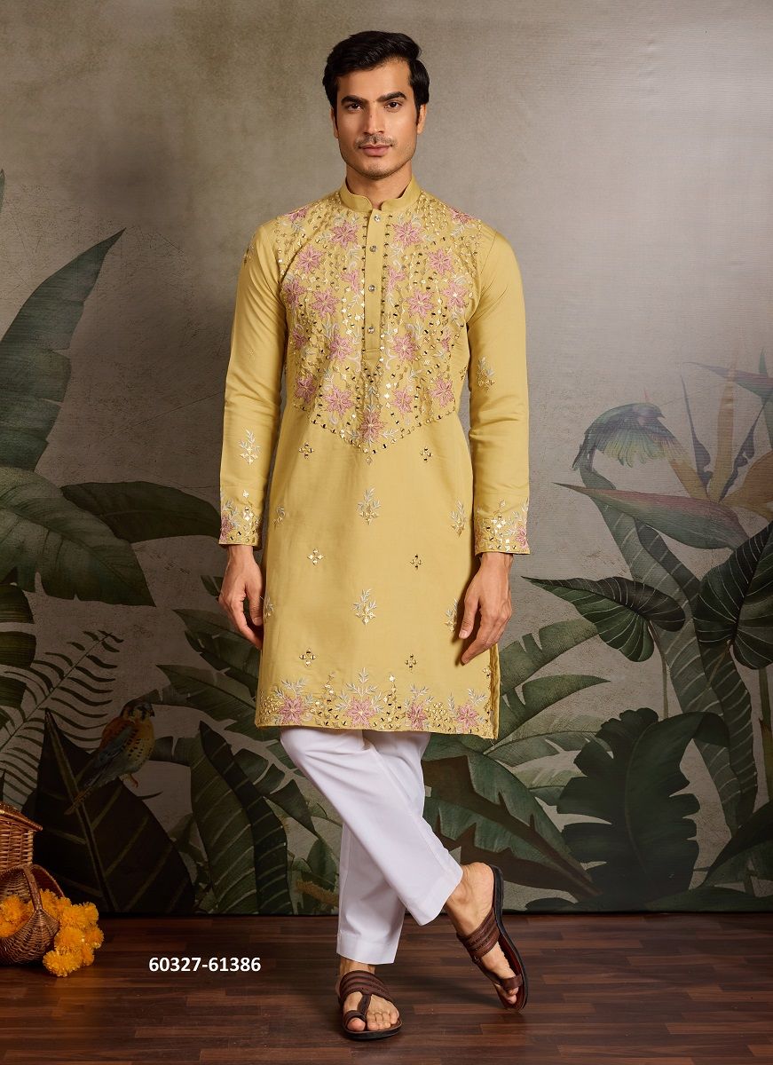 VIVAAH VIRASAT 2 - Catalog # 60327 (Set of 6 Men's Ethnic Wear) MADE IN INDIA BY MEHERIYA