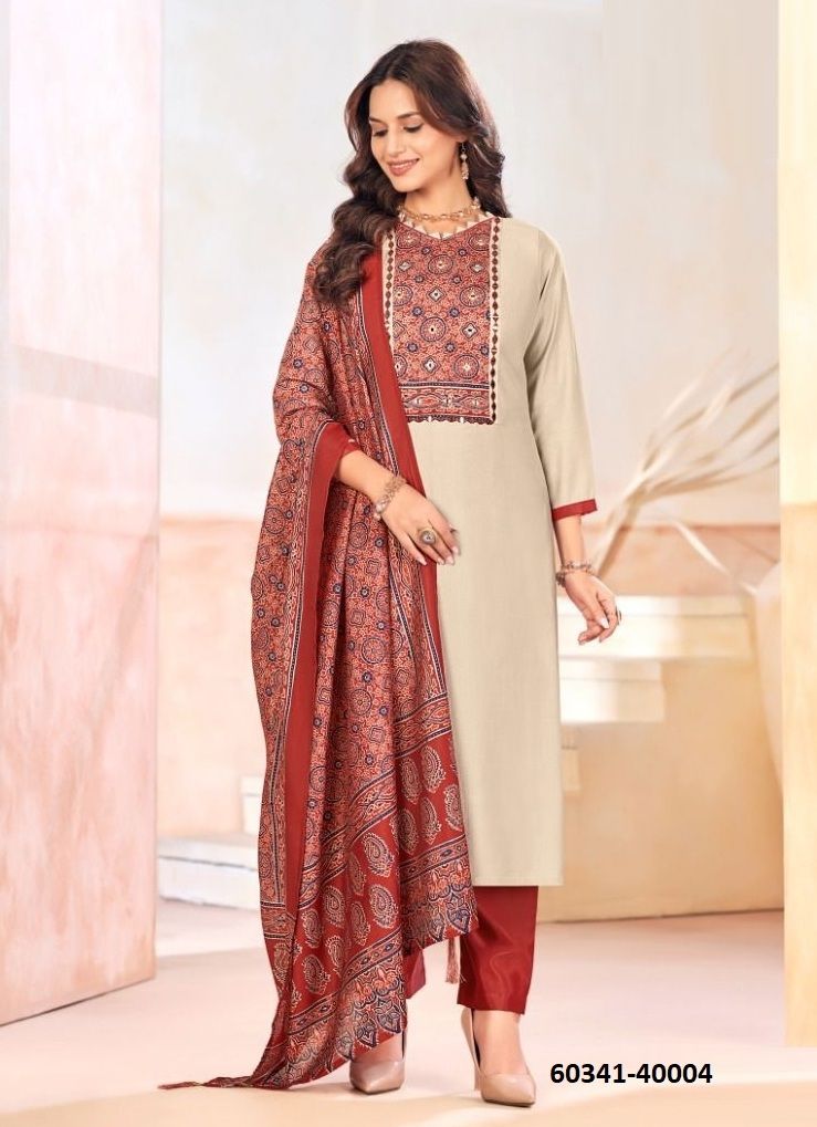 AJJRAK GOLD 2 - Catalog # 60341 (Set of 12 Readymade Salwar Suits) MADE IN INDIA BY JAGRAASA AJJRAK GOLD 2 - Catalog # 60341 (Set of 12 Readymade Salwar Suits) MADE IN INDIA BY JAGRAASA