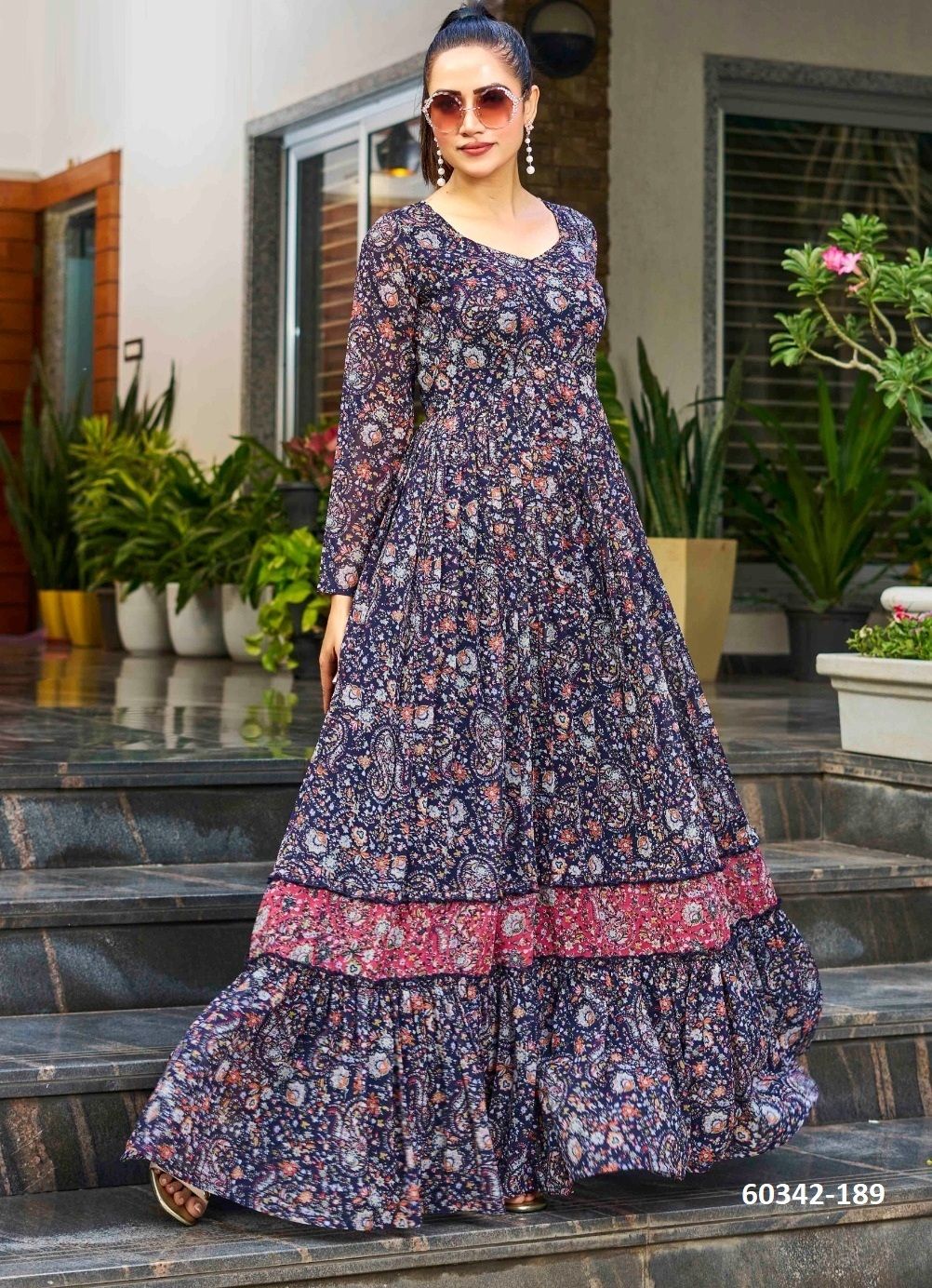 DHAARANA - Catalog # 60342 (Set of 4 Readymade Women's Kurtis / Tops) MADE IN INDIA BY DESI MUSE DHAARANA - Catalog # 60342 (Set of 4 Readymade Women's Kurtis / Tops) MADE IN INDIA BY DESI MUSE