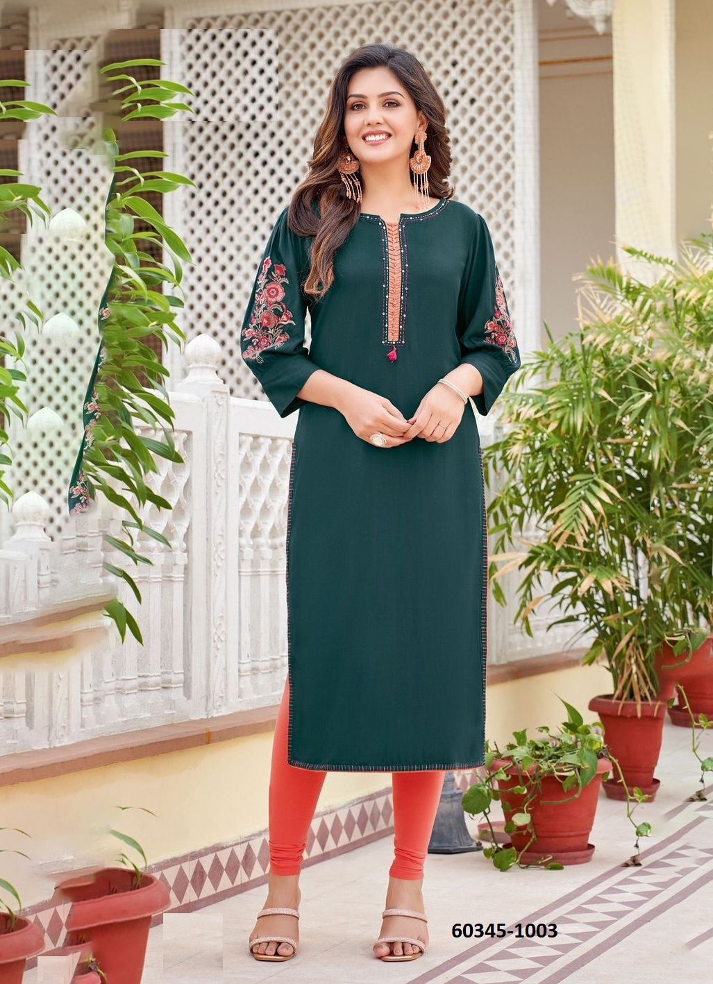 KAAMIYA - Catalog # 60345 (Set of 6 Readymade Women's Kurtis / Tops) MADE IN INDIA BY MITTOO KAAMIYA - Catalog # 60345 (Set of 6 Readymade Women's Kurtis / Tops) MADE IN INDIA BY MITTOO