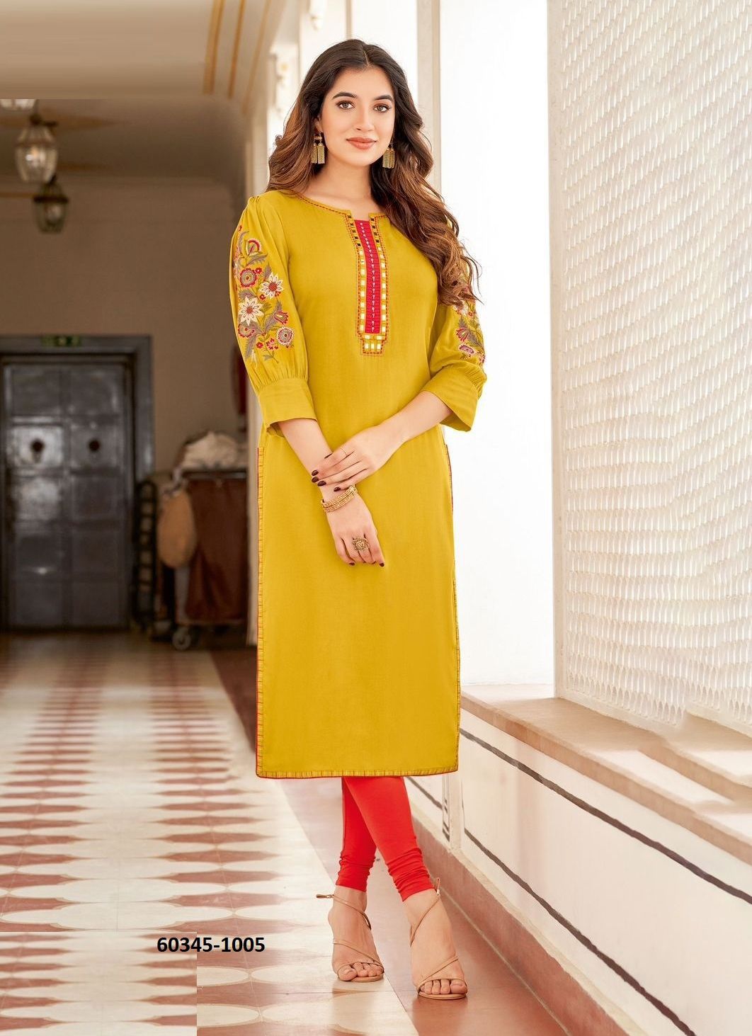 KAAMIYA - Catalog # 60345 (Set of 6 Readymade Women's Kurtis / Tops) MADE IN INDIA BY MITTOO KAAMIYA - Catalog # 60345 (Set of 6 Readymade Women's Kurtis / Tops) MADE IN INDIA BY MITTOO