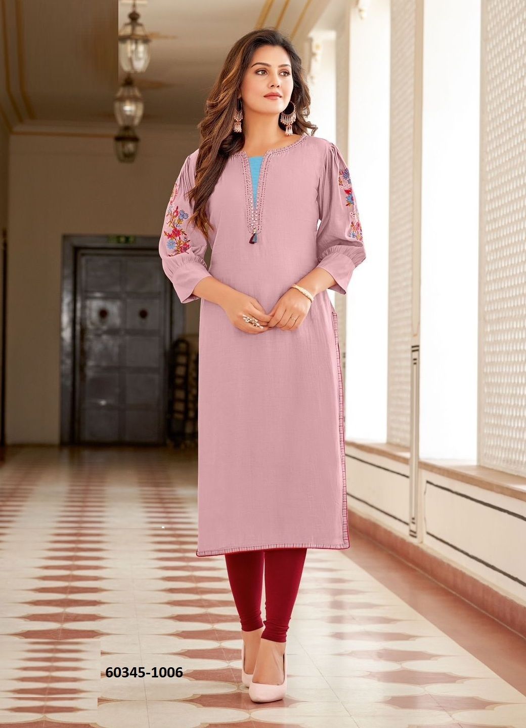 KAAMIYA - Catalog # 60345 (Set of 6 Readymade Women's Kurtis / Tops) MADE IN INDIA BY MITTOO KAAMIYA - Catalog # 60345 (Set of 6 Readymade Women's Kurtis / Tops) MADE IN INDIA BY MITTOO