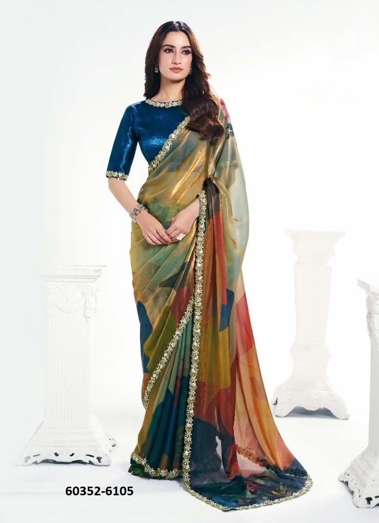 RANG CHATKILA - ANANTA - Catalog # 60352 (Set of 17 Sarees) MADE IN INDIA BY MAHOTSAV