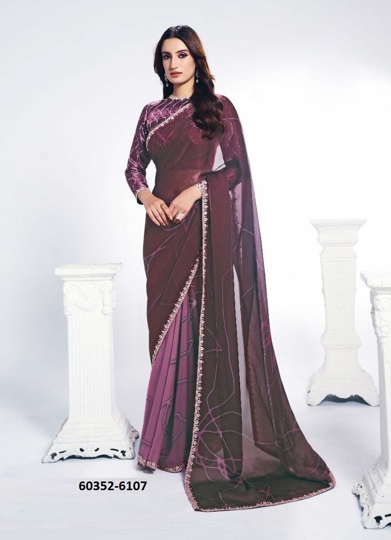 RANG CHATKILA - ANANTA - Catalog # 60352 (Set of 17 Sarees) MADE IN INDIA BY MAHOTSAV