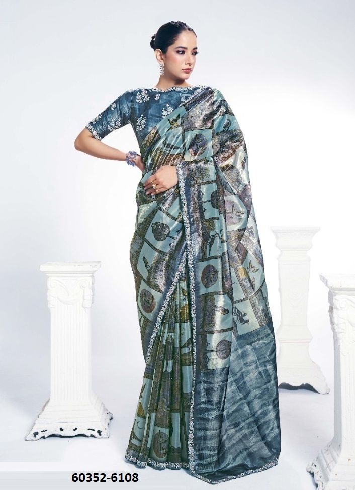 RANG CHATKILA - ANANTA - Catalog # 60352 (Set of 17 Sarees) MADE IN INDIA BY MAHOTSAV