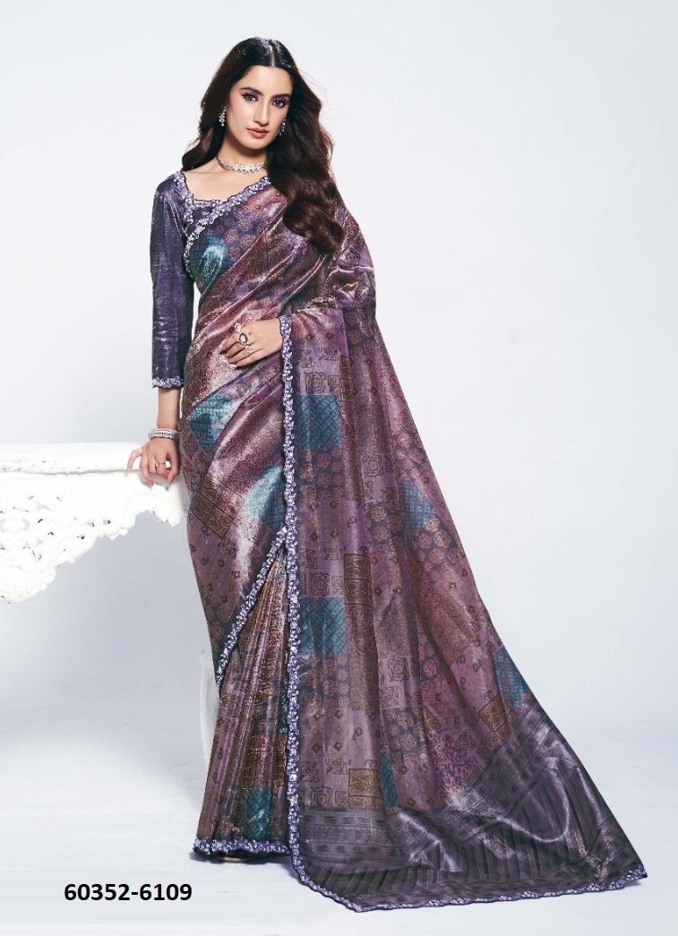 RANG CHATKILA - ANANTA - Catalog # 60352 (Set of 17 Sarees) MADE IN INDIA BY MAHOTSAV