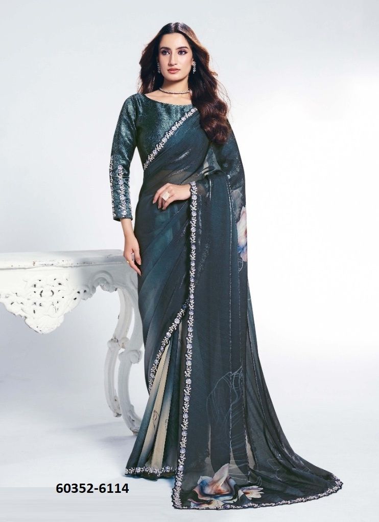 RANG CHATKILA - ANANTA - Catalog # 60352 (Set of 17 Sarees) MADE IN INDIA BY MAHOTSAV