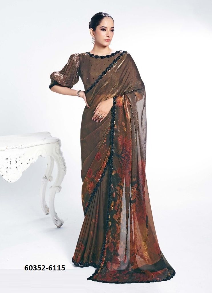 RANG CHATKILA - ANANTA - Catalog # 60352 (Set of 17 Sarees) MADE IN INDIA BY MAHOTSAV