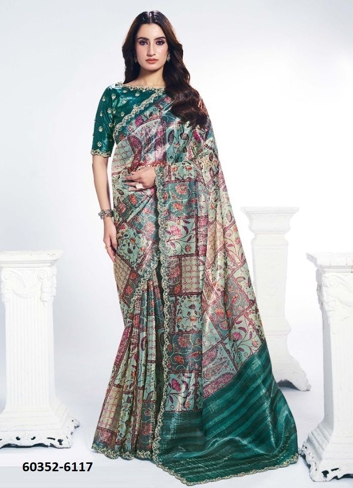 RANG CHATKILA - ANANTA - Catalog # 60352 (Set of 17 Sarees) MADE IN INDIA BY MAHOTSAV