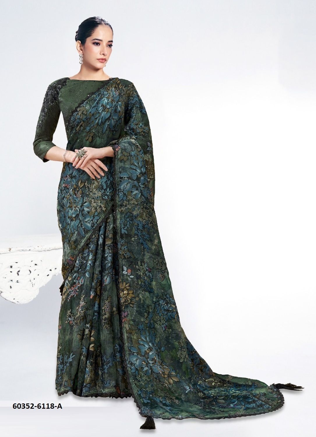 RANG CHATKILA - ANANTA - Catalog # 60352 (Set of 17 Sarees) MADE IN INDIA BY MAHOTSAV