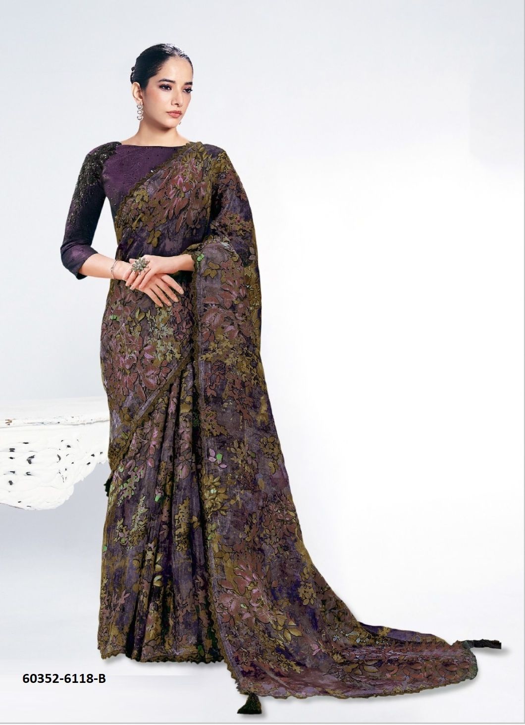 RANG CHATKILA - ANANTA - Catalog # 60352 (Set of 17 Sarees) MADE IN INDIA BY MAHOTSAV