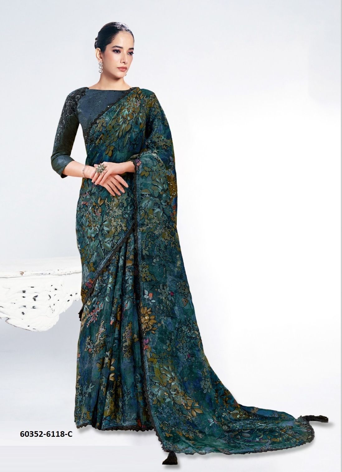 RANG CHATKILA - ANANTA - Catalog # 60352 (Set of 17 Sarees) MADE IN INDIA BY MAHOTSAV
