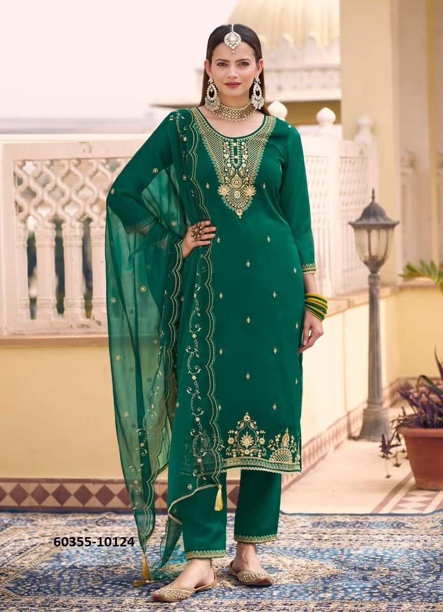 NIRALI - Catalog # 60355 (Set of 4 Readymade Salwar Suits) MADE IN INDIA BY RANGOON