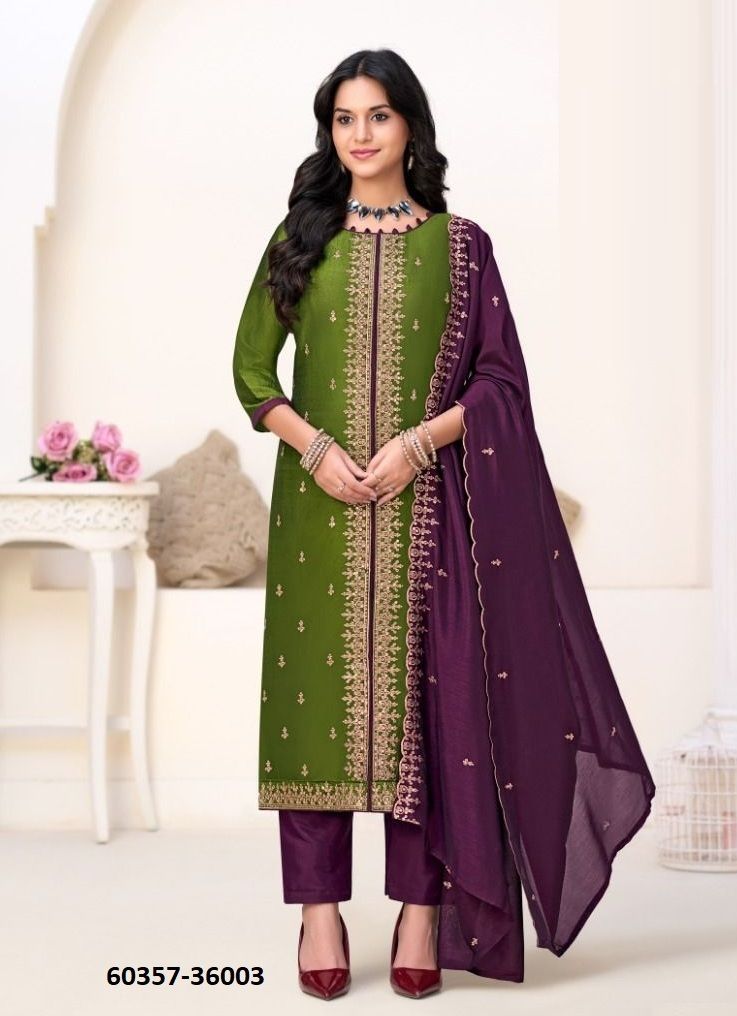 INAAYAT 2 - Catalog # 60357 (Set of 12 Readymade Salwar Suits) MADE IN INDIA BY DESI MUSE