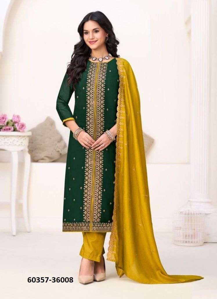 INAAYAT 2 - Catalog # 60357 (Set of 12 Readymade Salwar Suits) MADE IN INDIA BY DESI MUSE