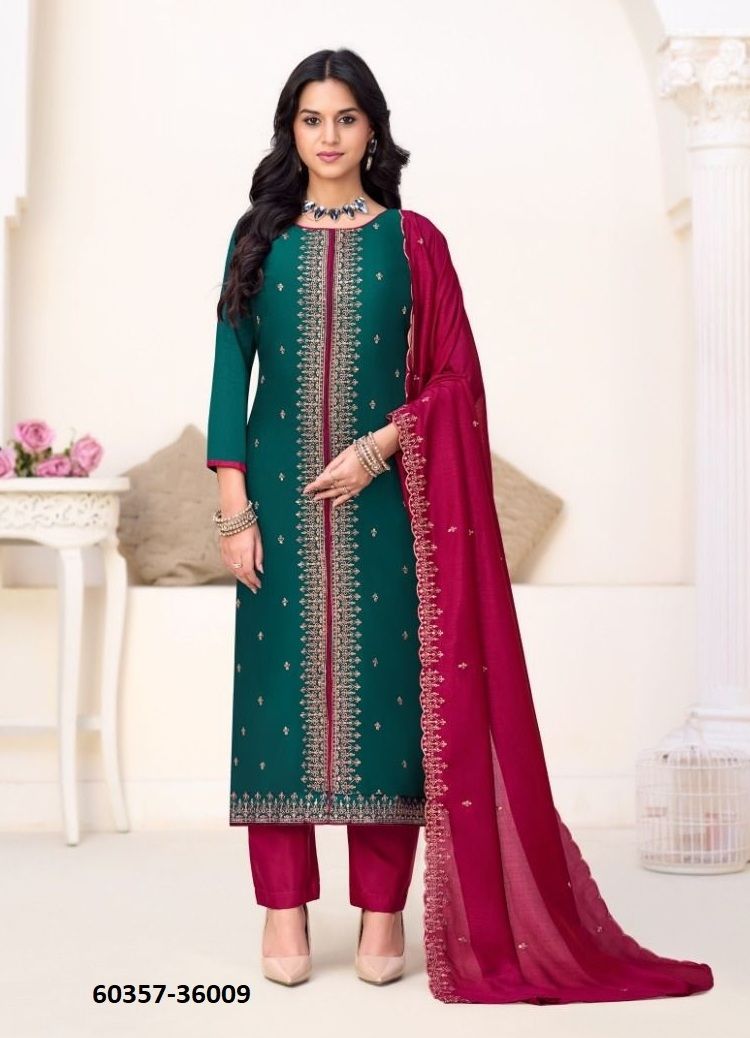 INAAYAT 2 - Catalog # 60357 (Set of 12 Readymade Salwar Suits) MADE IN INDIA BY DESI MUSE
