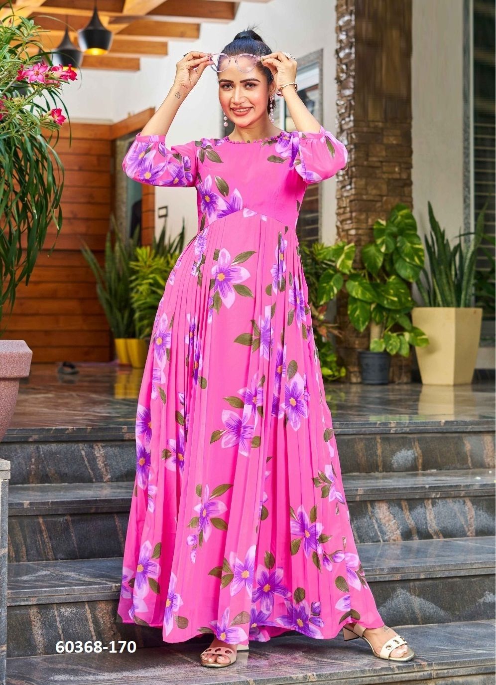 INAYYA - Catalog # 60368 (Set of 2 Readymade Women's Kurtis / Tops) MADE IN INDIA BY DESI MUSE INAYYA - Catalog # 60368 (Set of 2 Readymade Women's Kurtis / Tops) MADE IN INDIA BY DESI MUSE