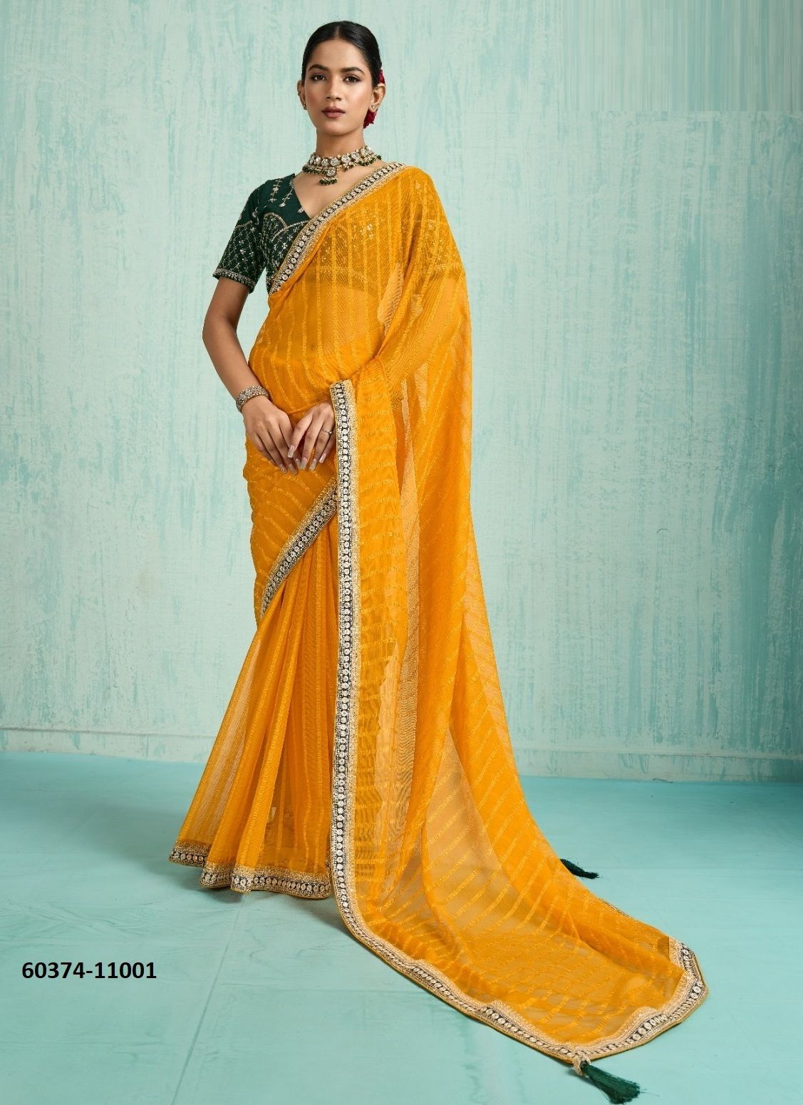 ADRA - Catalog # 60374 (Set of 6 Sarees) MADE IN INDIA BY SUMA DESIGNER ADRA - Catalog # 60374 (Set of 6 Sarees) MADE IN INDIA BY SUMA DESIGNER