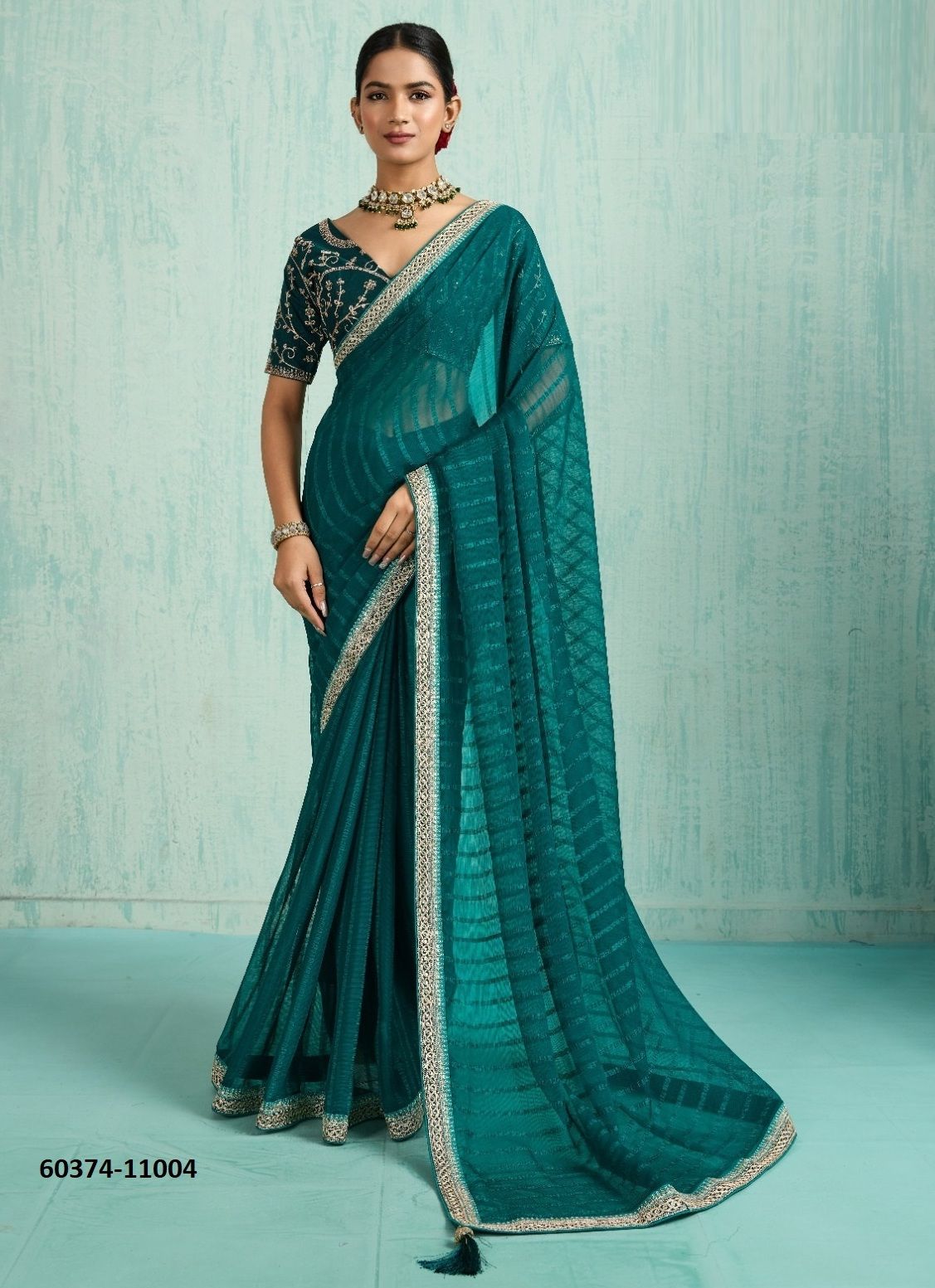 ADRA - Catalog # 60374 (Set of 6 Sarees) MADE IN INDIA BY SUMA DESIGNER ADRA - Catalog # 60374 (Set of 6 Sarees) MADE IN INDIA BY SUMA DESIGNER