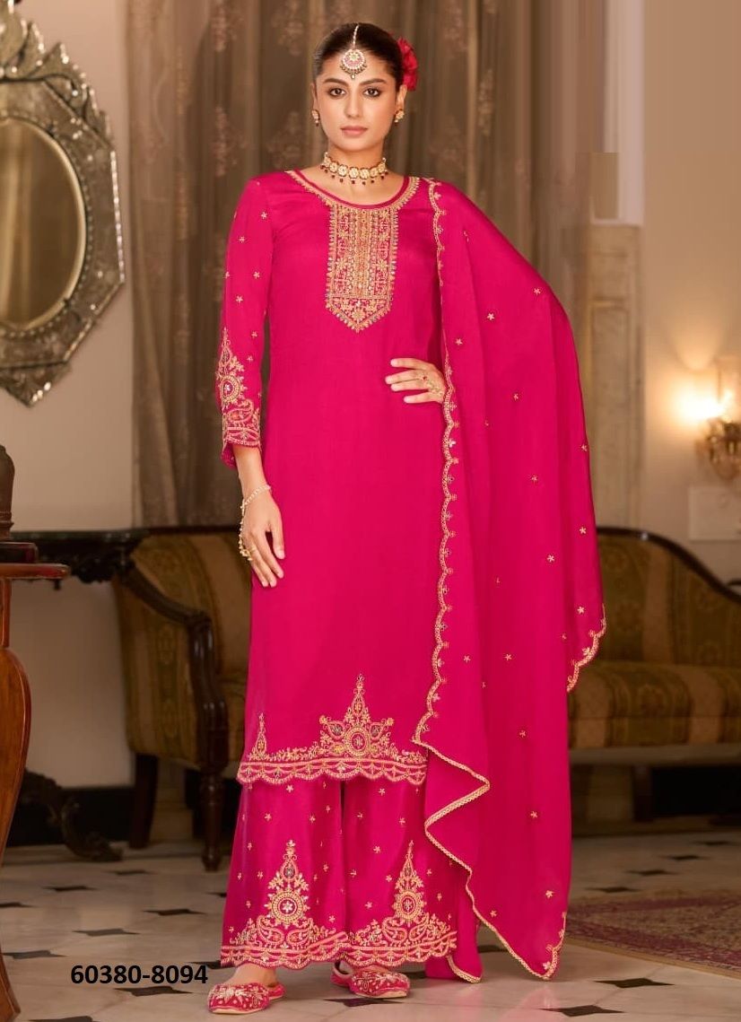 KETKI - Catalog # 60380 (Set of 4 Readymade Salwar Suits) MADE IN INDIA BY RANGOON