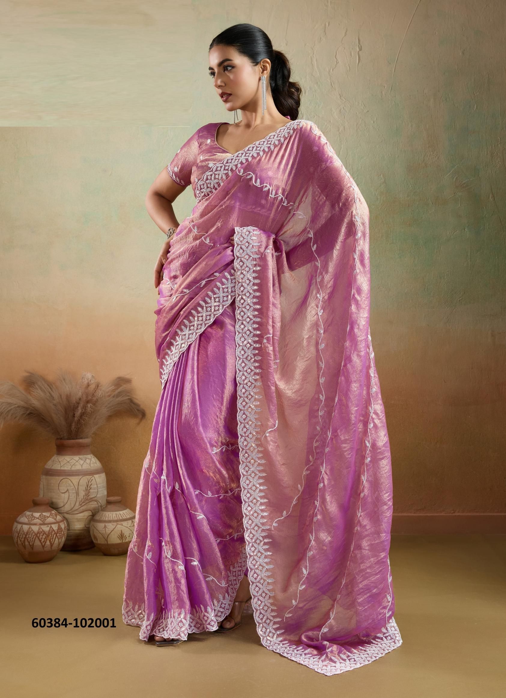 ELYSEAH - Catalog # 60384 (Set of 4 Sarees) MADE IN INDIA BY S-ETHNIC LIFESTYLE ELYSEAH - Catalog # 60384 (Set of 4 Sarees) MADE IN INDIA BY S-ETHNIC LIFESTYLE