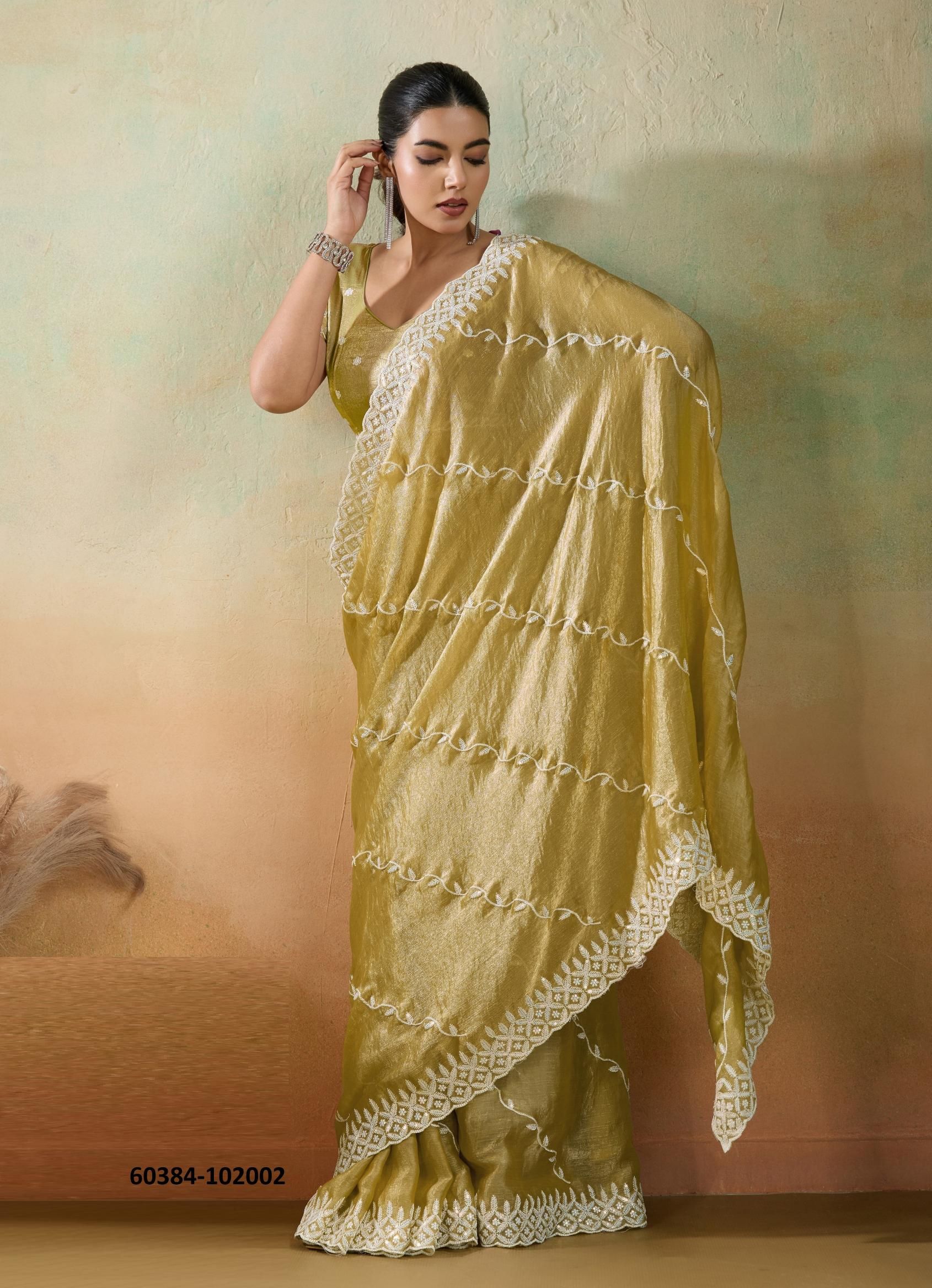 ELYSEAH - Catalog # 60384 (Set of 4 Sarees) MADE IN INDIA BY S-ETHNIC LIFESTYLE ELYSEAH - Catalog # 60384 (Set of 4 Sarees) MADE IN INDIA BY S-ETHNIC LIFESTYLE