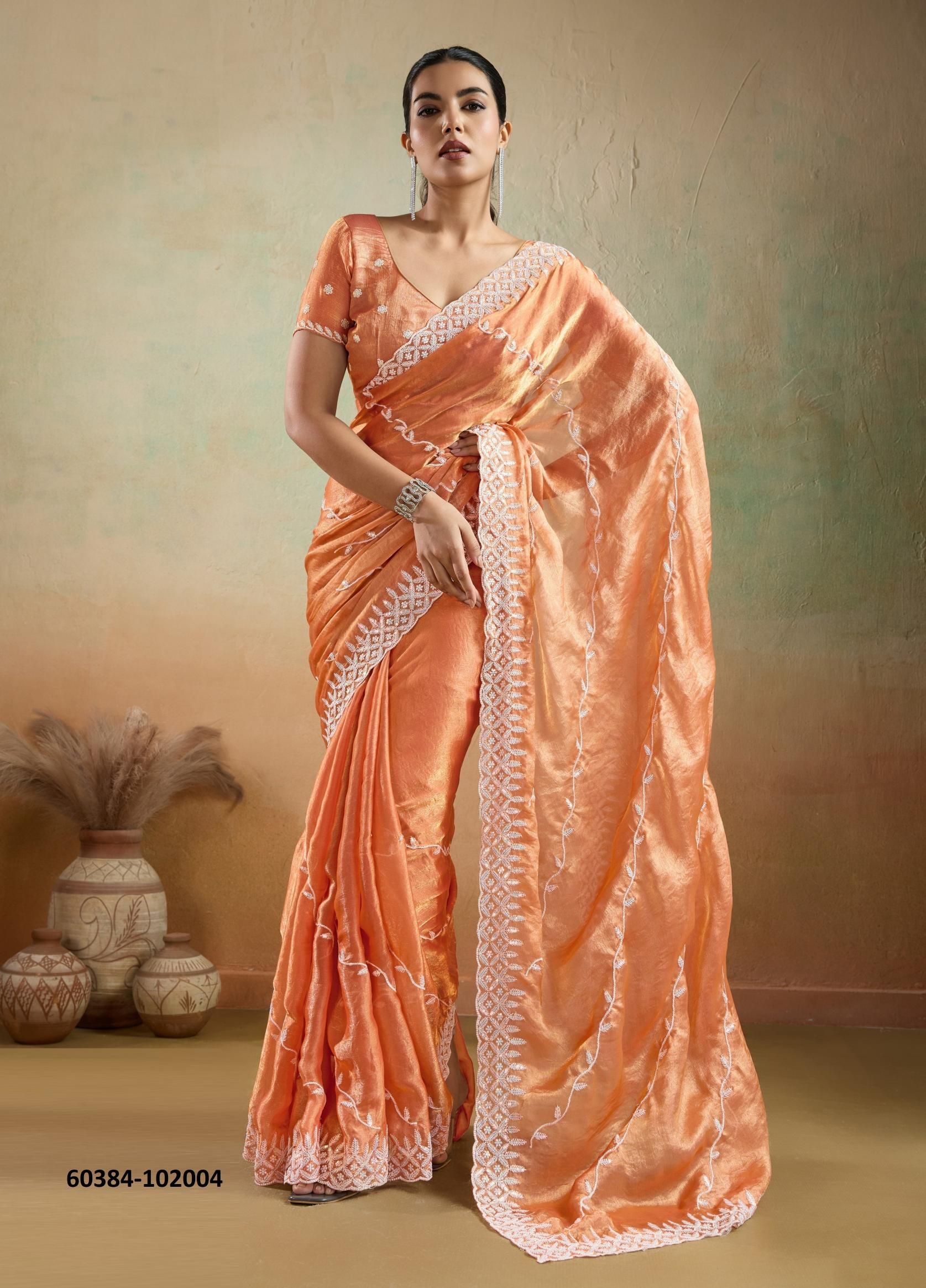 ELYSEAH - Catalog # 60384 (Set of 4 Sarees) MADE IN INDIA BY S-ETHNIC LIFESTYLE ELYSEAH - Catalog # 60384 (Set of 4 Sarees) MADE IN INDIA BY S-ETHNIC LIFESTYLE