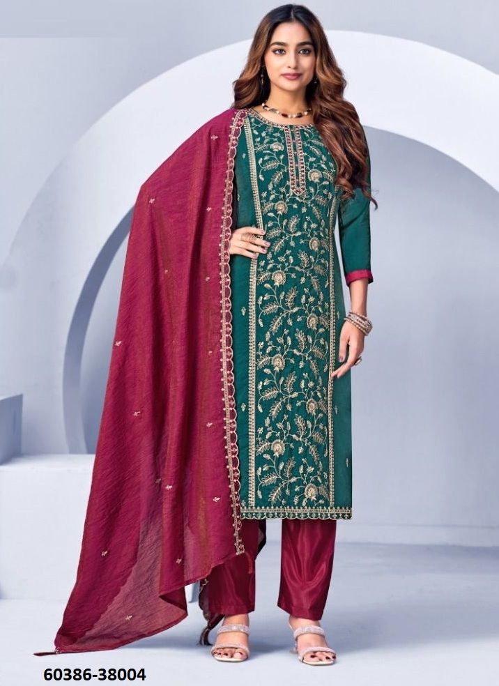 SUROOR - Catalog # 60386 (Set of 10 Readymade Salwar Suits) MADE IN INDIA BY DESI MUSE