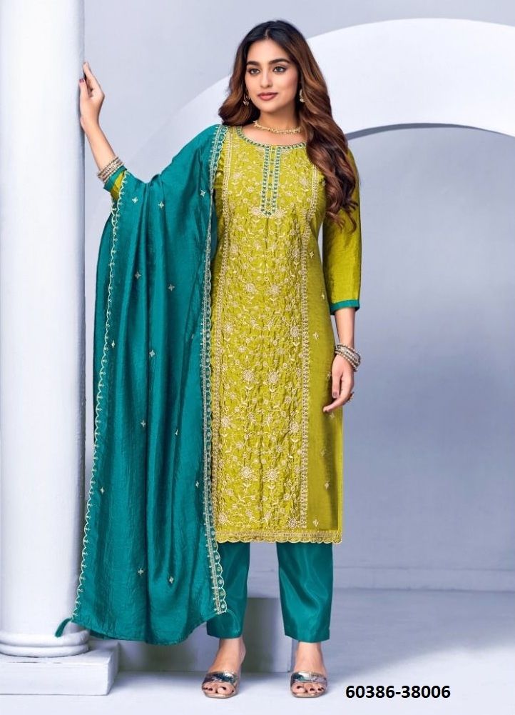 SUROOR - Catalog # 60386 (Set of 10 Readymade Salwar Suits) MADE IN INDIA BY DESI MUSE