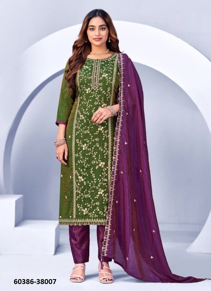 SUROOR - Catalog # 60386 (Set of 10 Readymade Salwar Suits) MADE IN INDIA BY DESI MUSE