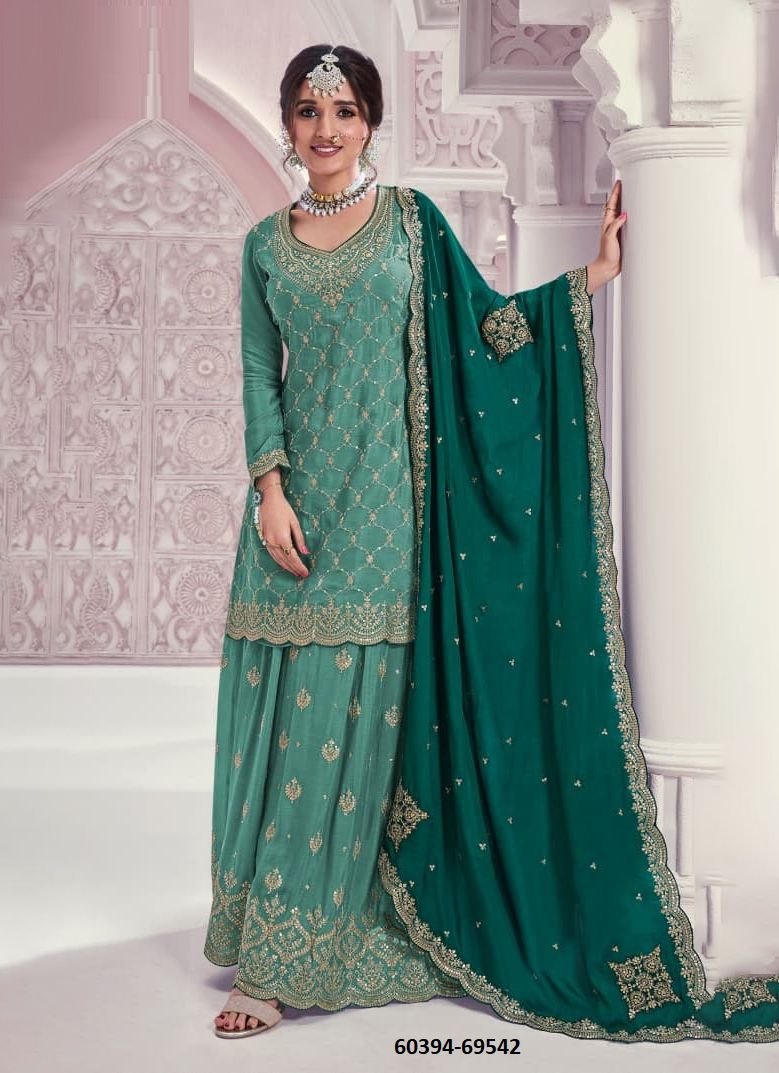 RANGRASIYA - Catalog # 60394 (Set of 4 Semi-Stitched / Un-Stitched Suits) MADE IN INDIA BY VINAY FASHION LLP RANGRASIYA - Catalog # 60394 (Set of 4 Semi-Stitched / Un-Stitched Suits) MADE IN INDIA BY VINAY FASHION LLP