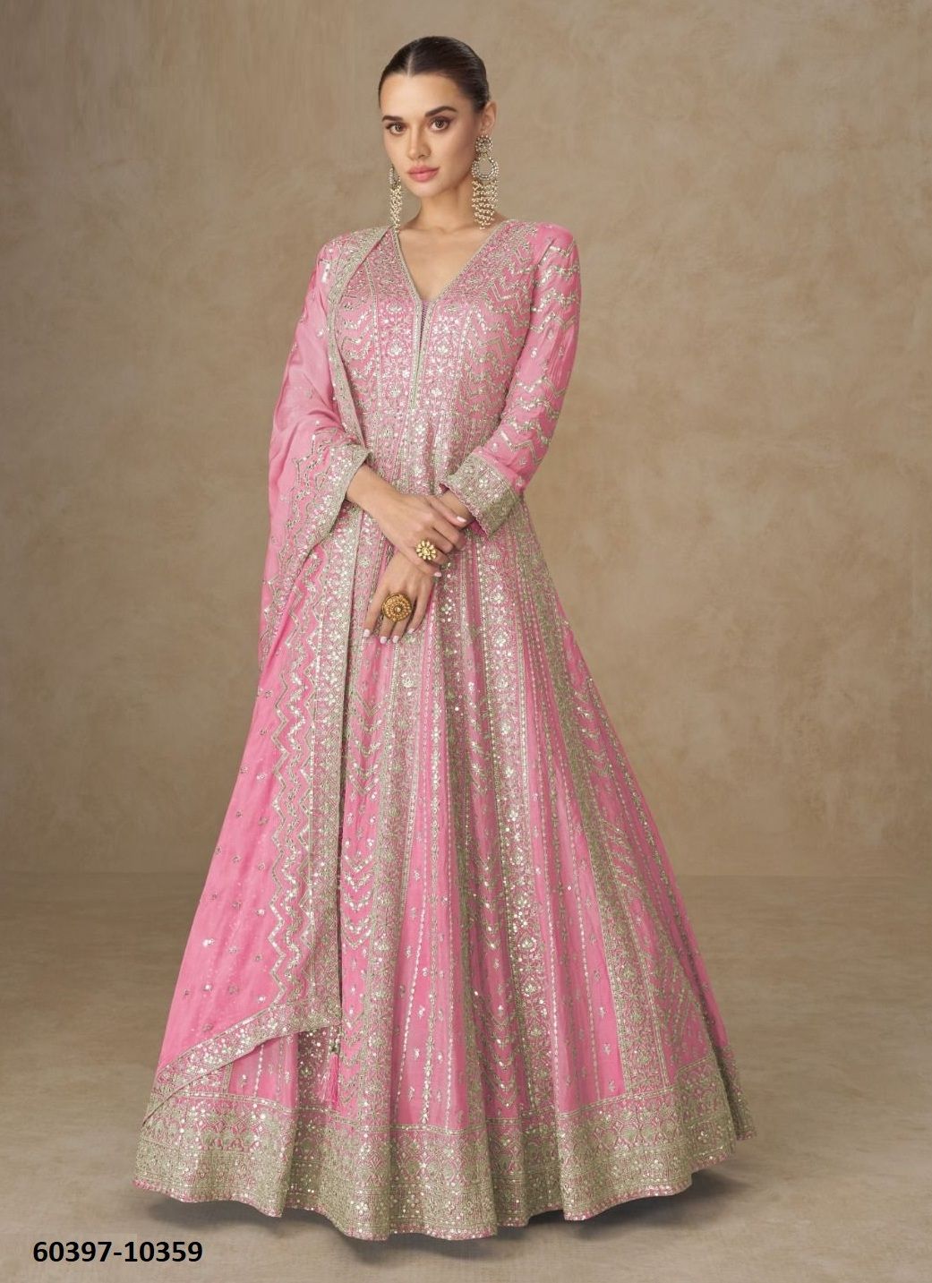 ANARKALI - Catalog # 60397 (Set of 4 Readymade Gowns) MADE IN INDIA BY AASHIRWAD ANARKALI - Catalog # 60397 (Set of 4 Readymade Gowns) MADE IN INDIA BY AASHIRWAD