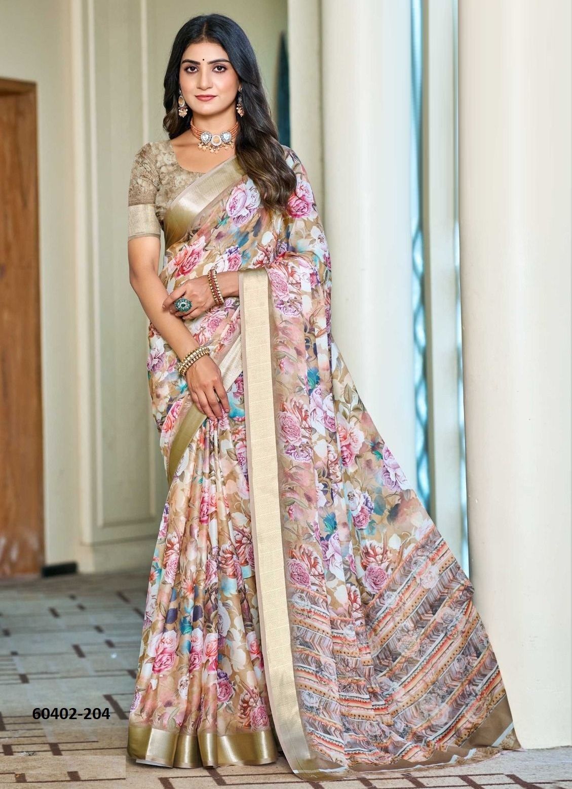 MISHRI 2 - Catalog # 60402 (Set of 8 Sarees) MADE IN INDIA BY KASHVI CREATIONS