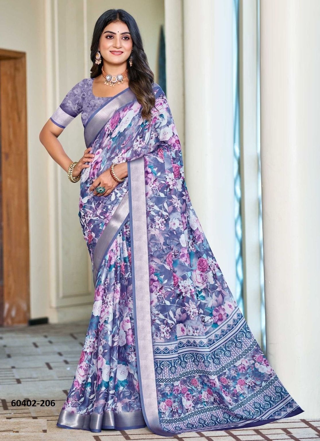 MISHRI 2 - Catalog # 60402 (Set of 8 Sarees) MADE IN INDIA BY KASHVI CREATIONS