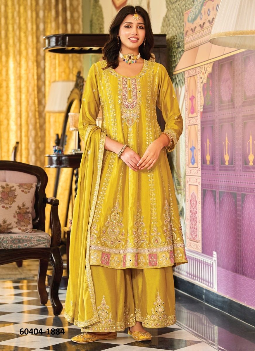 RAGINI - Catalog # 60404 (Set of 3 Readymade Salwar Suits) MADE IN INDIA BY EBA LIFESTYLE