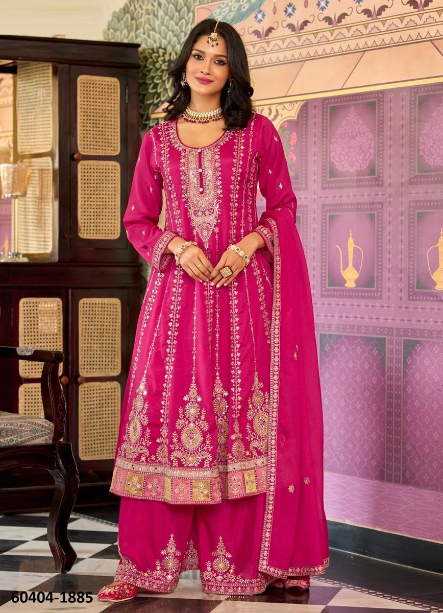 RAGINI - Catalog # 60404 (Set of 3 Readymade Salwar Suits) MADE IN INDIA BY EBA LIFESTYLE