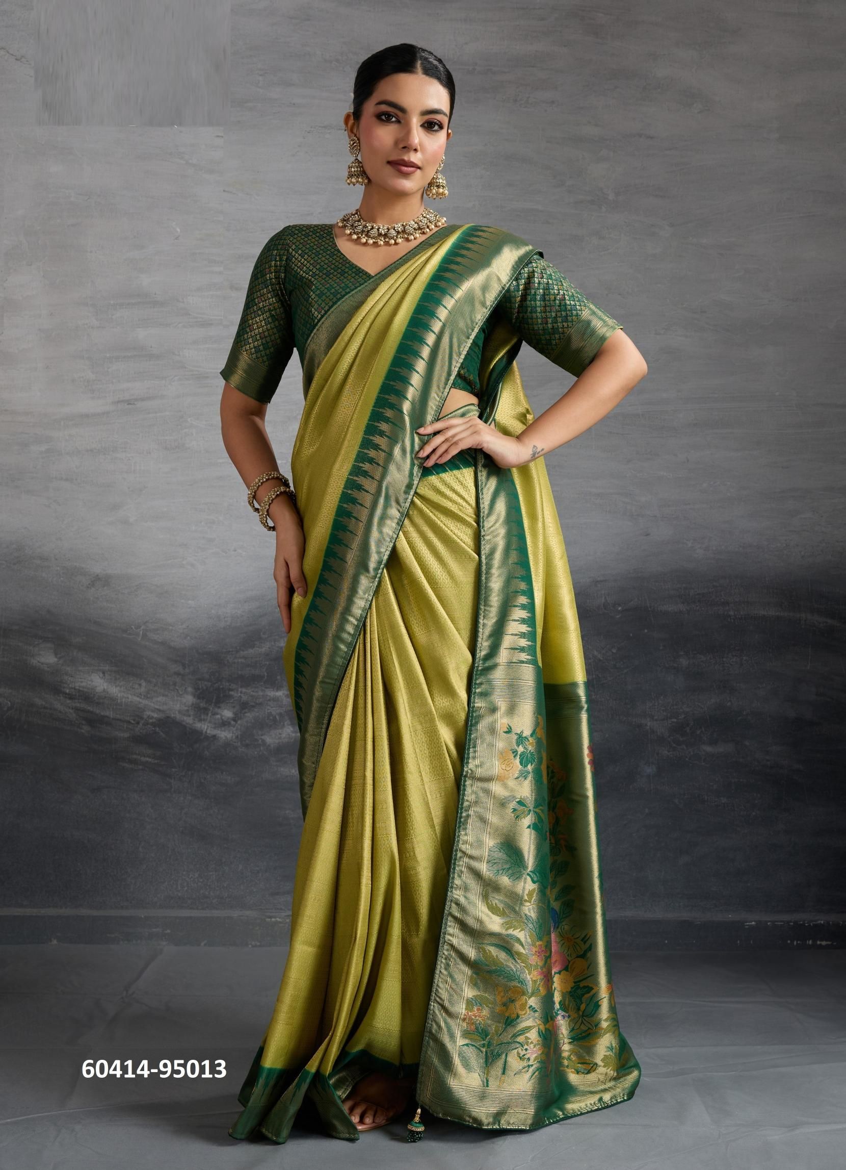 KOVILYA 4 - Catalog # 60414 (Set of 4 Sarees) MADE IN INDIA BY S-ETHNIC LIFESTYLE KOVILYA 4 - Catalog # 60414 (Set of 4 Sarees) MADE IN INDIA BY S-ETHNIC LIFESTYLE