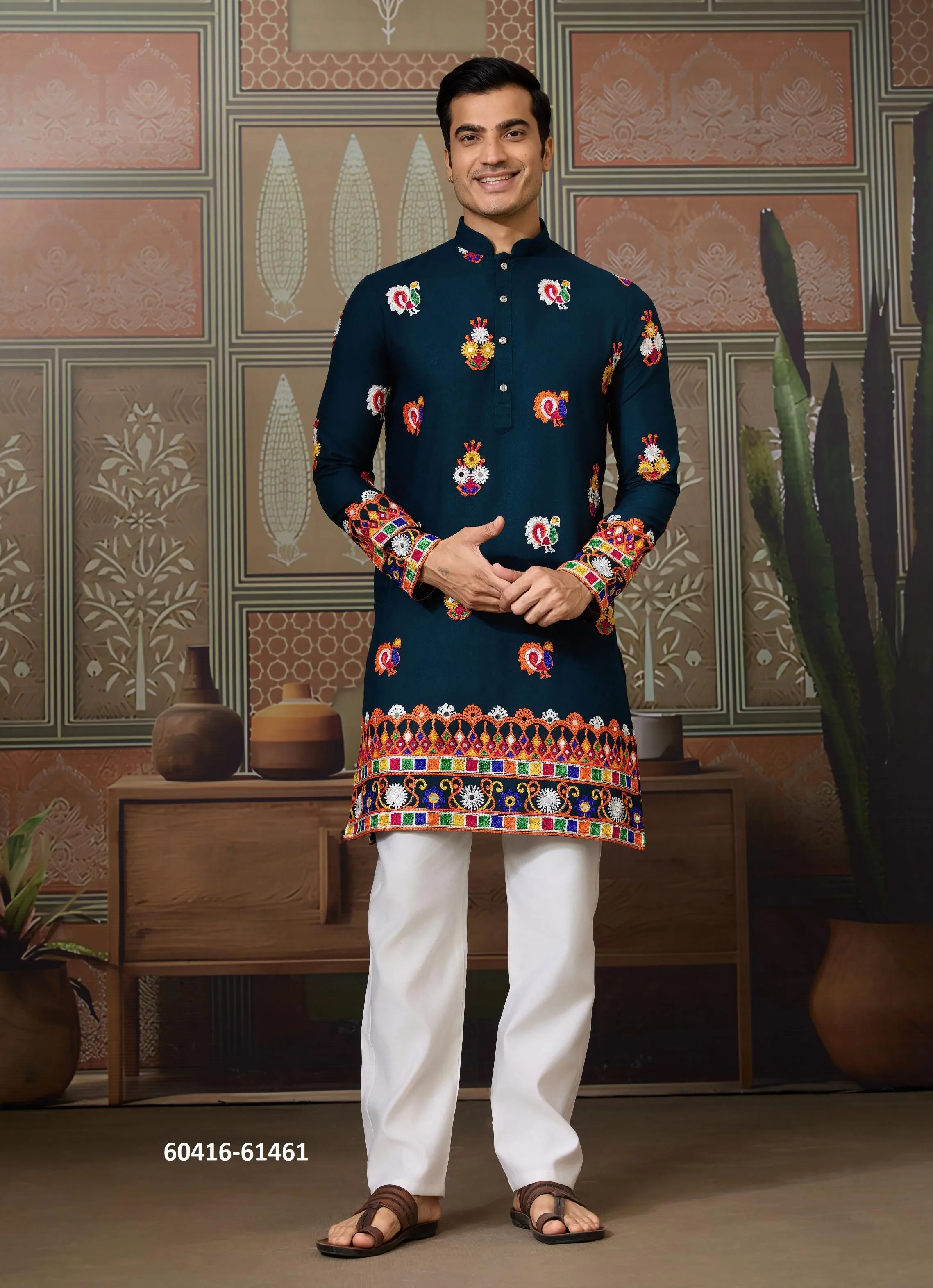 RAJWADI RAAS Catalog 60416 (Set of Men's Ethnic Wear - Main Image