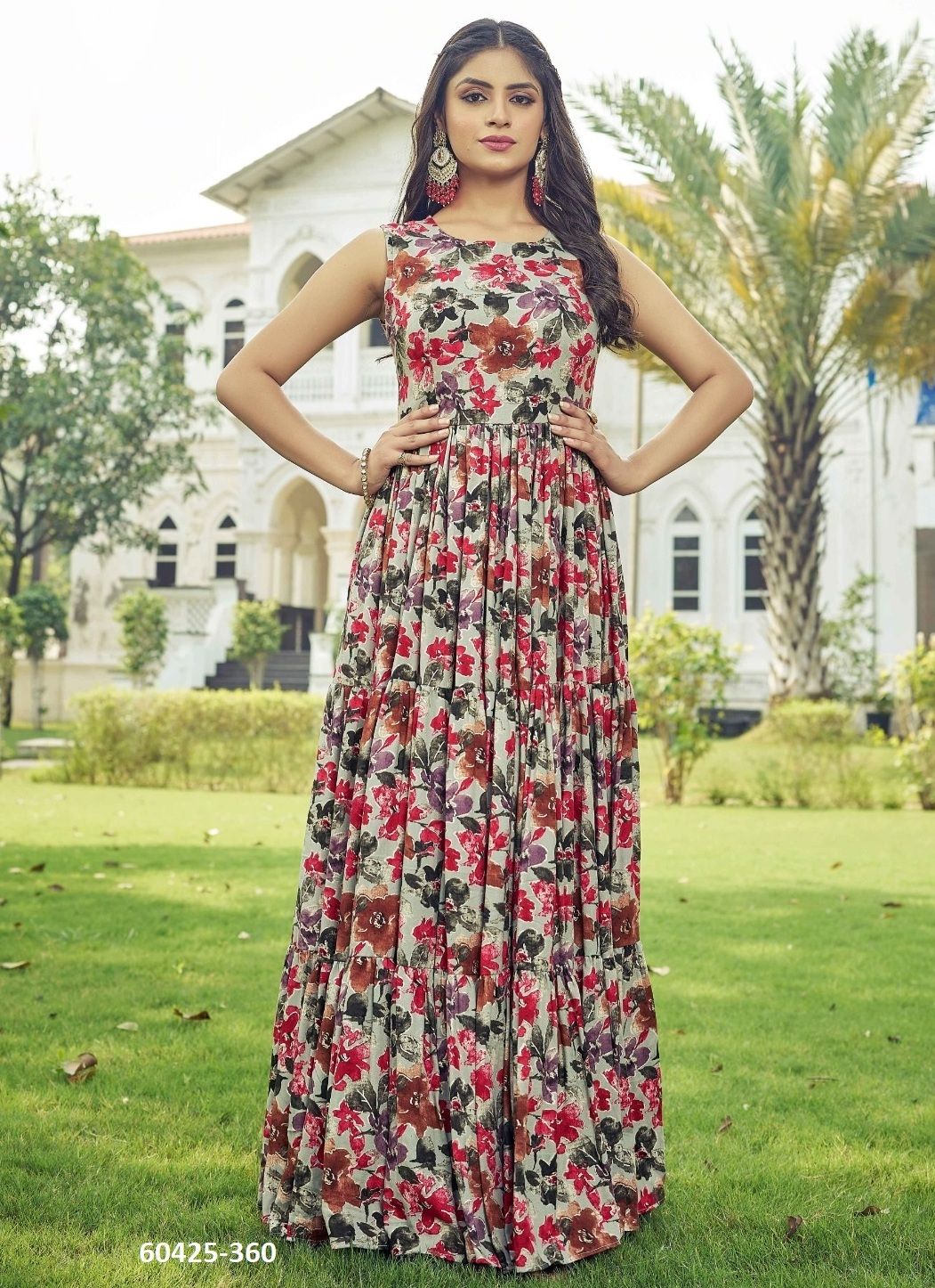KANTI - Catalog # 60425 (Set of 5 Readymade Women's Kurtis / Tops) MADE IN INDIA BY MEHERIYA
