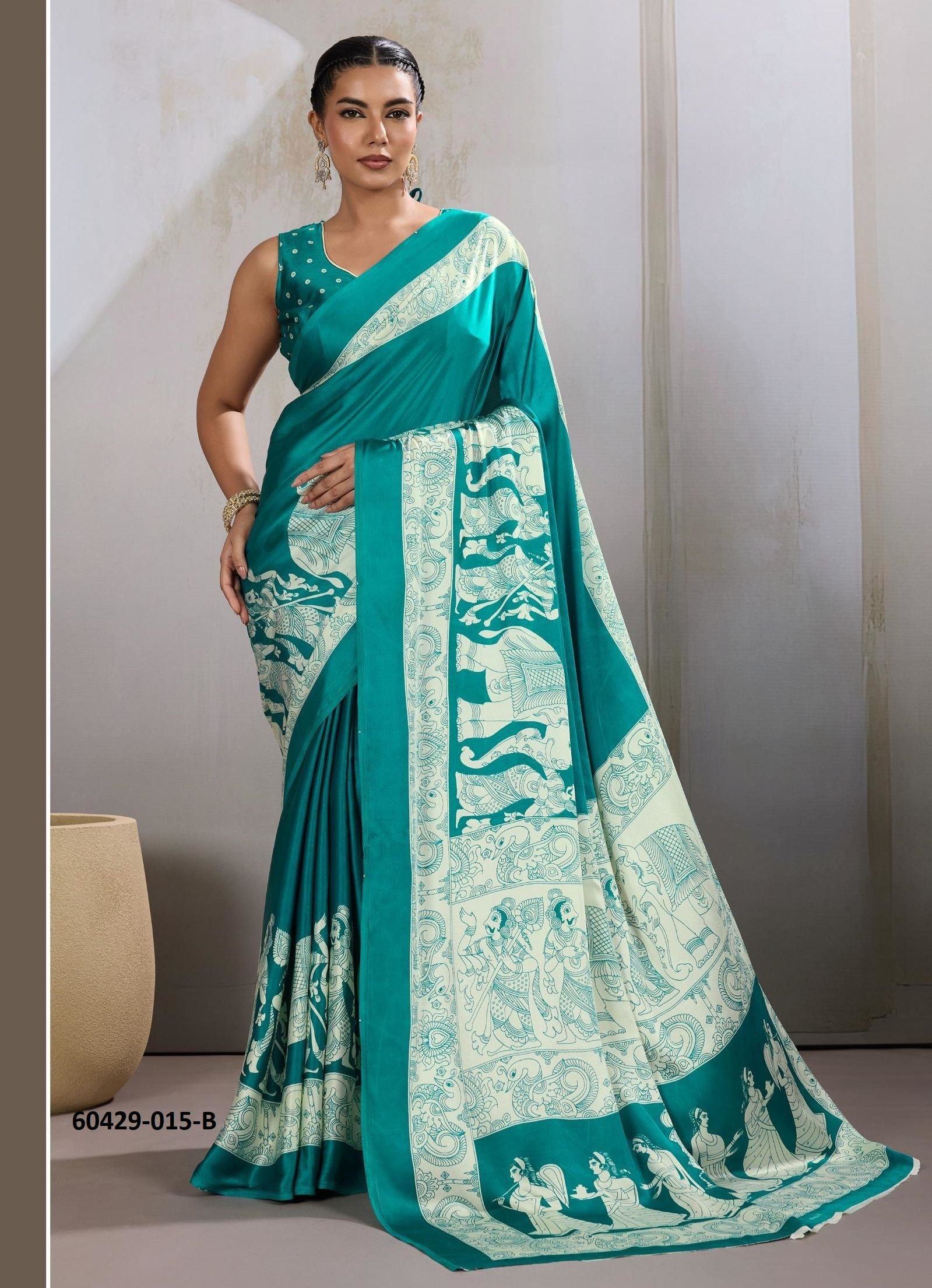 PURE AJRAKH PRINT 15 - Catalog # 60429 (Set of 6 Sarees) MADE IN INDIA BY RAJTEX FABRICS PURE AJRAKH PRINT 15 - Catalog # 60429 (Set of 6 Sarees) MADE IN INDIA BY RAJTEX FABRICS